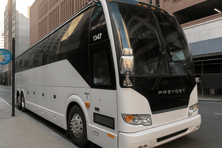 a Charter Bus Rental Mount Prospect coach bus